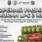 Operasi Pasar Murah khusus LPG 3 Kg bersubsidi di Mengkendek. Foto: Istimewa