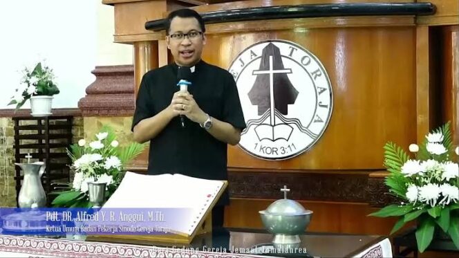 
					Pdt. Alfred Anggui, terpilih kembali jadi Ketua Umum BPS Gereja Toraja periode 2026 - 2031. Foto: Istimewa