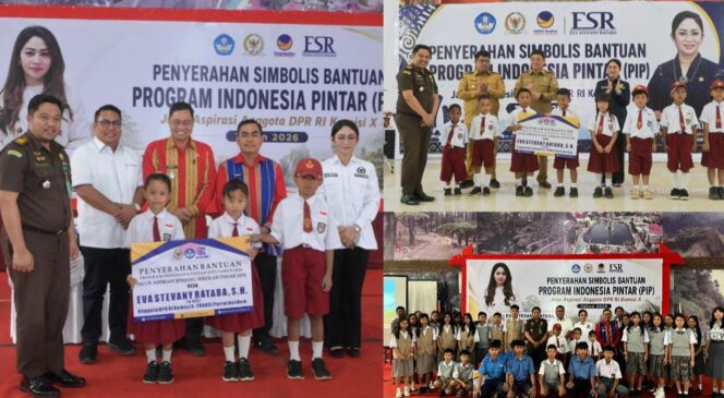 
					Penyerahan bantuan PIP Jalur aspirasi Anggota DPR RI Eva Stevany Rataba. Foto: Istimewa