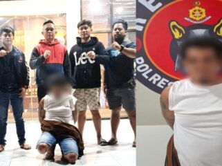 Tim URC Resmob Sat Reskrim Polres Toraja Utara tangkap pelaku kekerasan seksual terhadap anak tiri. Foto: Istimewa