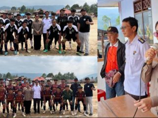 Eva Stevany Rataba buka turnamen PKB ke 14 di Baruppu. Foto: Istimewa