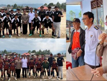 Eva Stevany Rataba buka turnamen PKB ke 14 di Baruppu. Foto: Istimewa