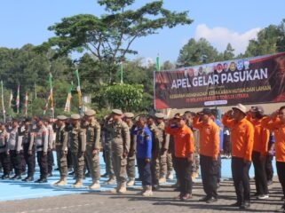 Apel Gelar Pasukan Siaga Karhutla di Toraja Utara. Foto: Istimewa