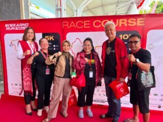 Event Lari Soekarno Run Toraja Utara yang digelar DPD PDI Perjuangan Sulsel yang di hadiri Ganjar Pranowo, salah satu kandidat pada Pilpres 2024 lalu. Foto: Istimewa