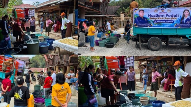 
					Bantuan air bersih gratis Anggota DPR RI Eva Stevany Rataba ke Masyarakat. Foto: Istimewa