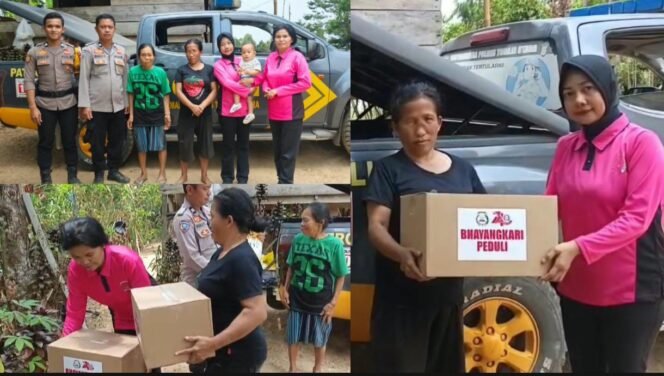 
					Aksi Sosial Bhayangkari Ranting Sanggalangi' Cabang Toraja Utara. Foto: Istimewa
