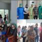 Bupati Toraja Utara Frederik Victor Palimbong saat bersama pasien operasi katarak di aksi bakti sosial yang digelar di RSUD Pongtiku. Foto: Istimewa