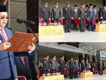 Bupati Toraja Utara Frederik Victor Palimbong pimpin upacara peringatan Hari Kesaktian Pancasila 2026. Foto: Istimewa