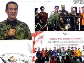 Menteri Pertanian Andi Amran Sulaiman (kiri) saat membuka secara resmi Mubes ke V PMTI pada Sabtu (10/10/2026) di Hotel Bidakara, Jakarta. Foto: Istimewa