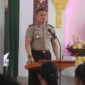 Kapolres Toraja Utara AKBP Yoseph Adi R. Sudrajat, saat kegiatan minggu kasih di Tallunglipu. Foto: Istimewa